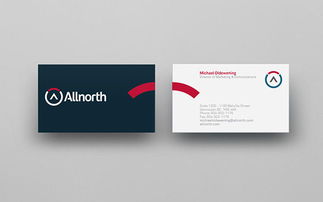 Allnorth 工程技术服务咨询公司品牌形象推广设计 logo VI 网站设计